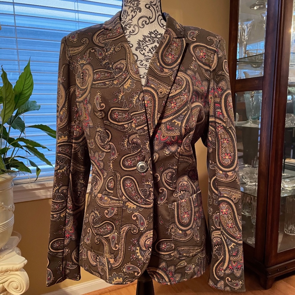 Cute MNG Paisley Jacket NEW with Tags Medium